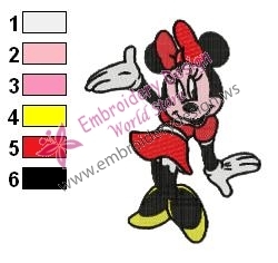Minnie Mouse Cartoon Embroidery 28